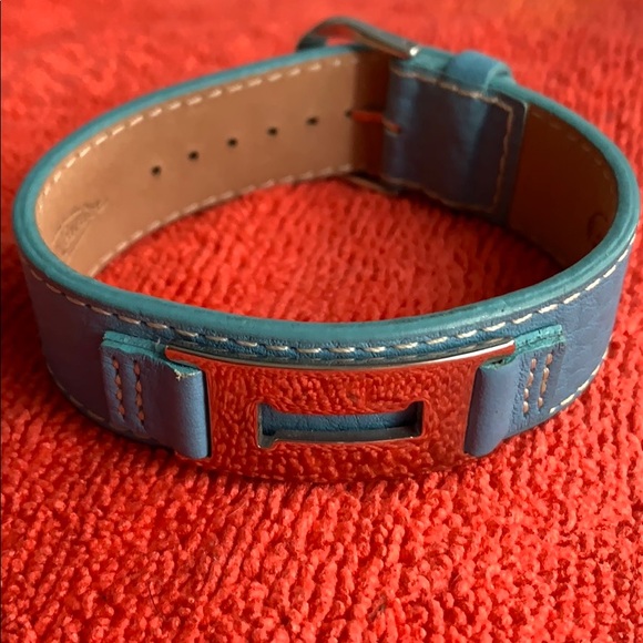 Fossil Other - Fossil Genuine Leather Band In Tiffany Blue Unisex